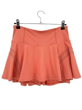 Free People FP Movement Pleats and Thank You Skort in Morning Sun Orange Size M